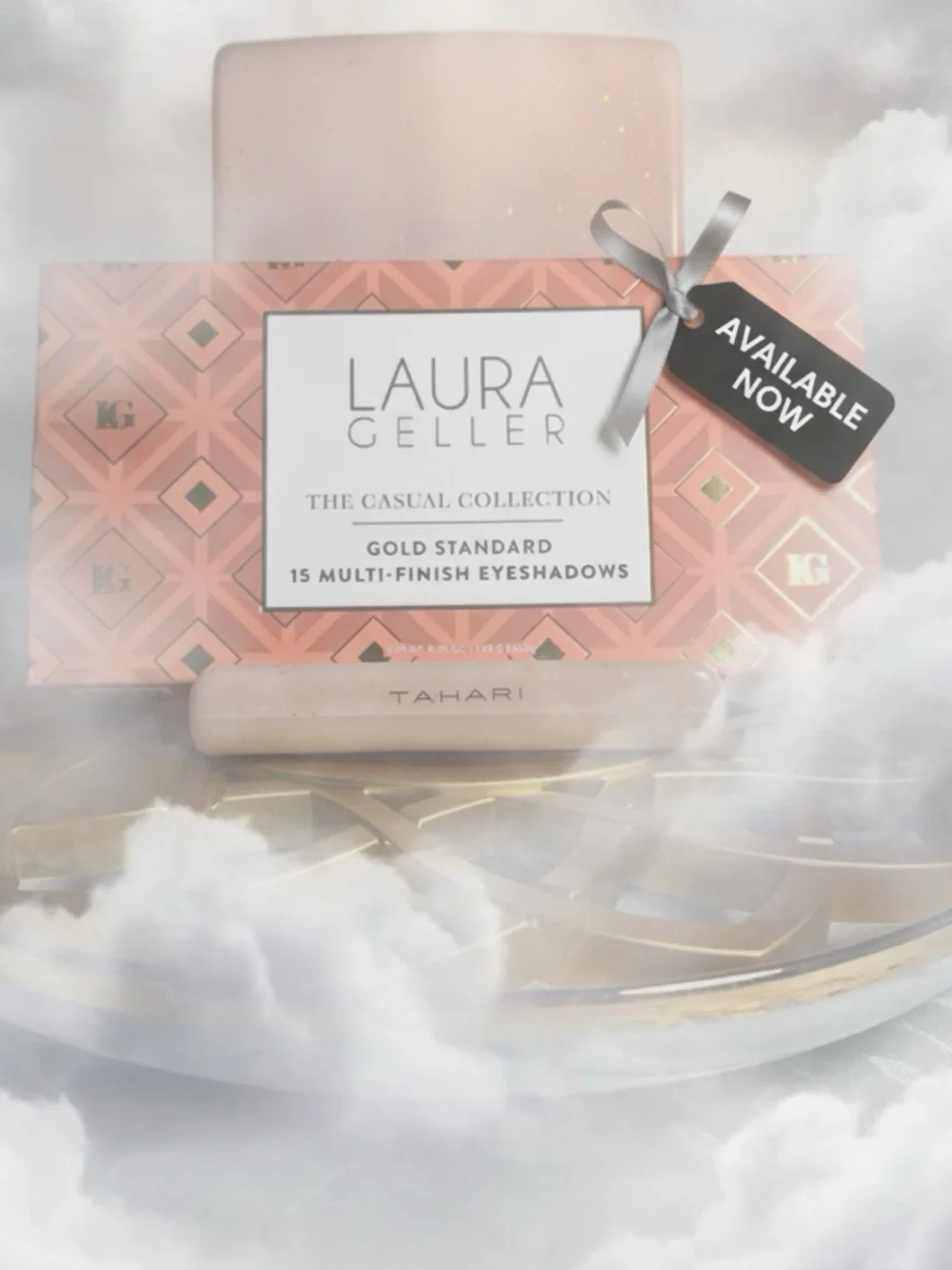 Laura Geller Neutral Eyeshadow 15 Multi-Finish Palette — Browns, Golds, Creams